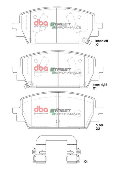 DBA Brake Pads Street Performance | Front Axle — BP OPREMA I SERVIS d.o.o.