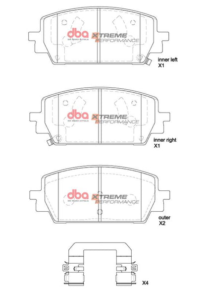 DBA Brake Pads Xtreme Performance | Front Axle — BP OPREMA I SERVIS d.o.o.