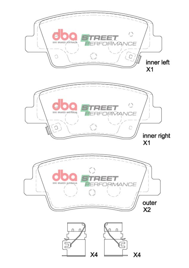 DBA Brake Pads Street Performance | Rear Axle — BP OPREMA I SERVIS d.o.o.