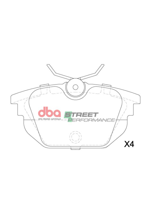 DBA Brake Pads Street Performance | Rear Axle — BP OPREMA I SERVIS d.o.o.