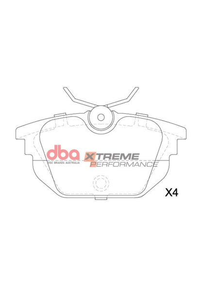 DBA Brake Pads Xtreme Performance | Rear Axle — BP OPREMA I SERVIS d.o.o.