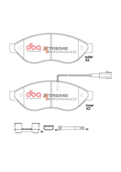 DBA Brake Pads Xtreme Performance | Front Axle — BP OPREMA I SERVIS d.o.o.