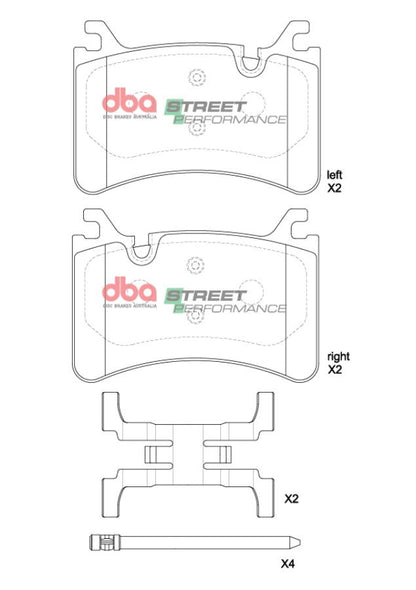 DBA Brake Pads Street Performance | Rear Axle — BP OPREMA I SERVIS d.o.o.