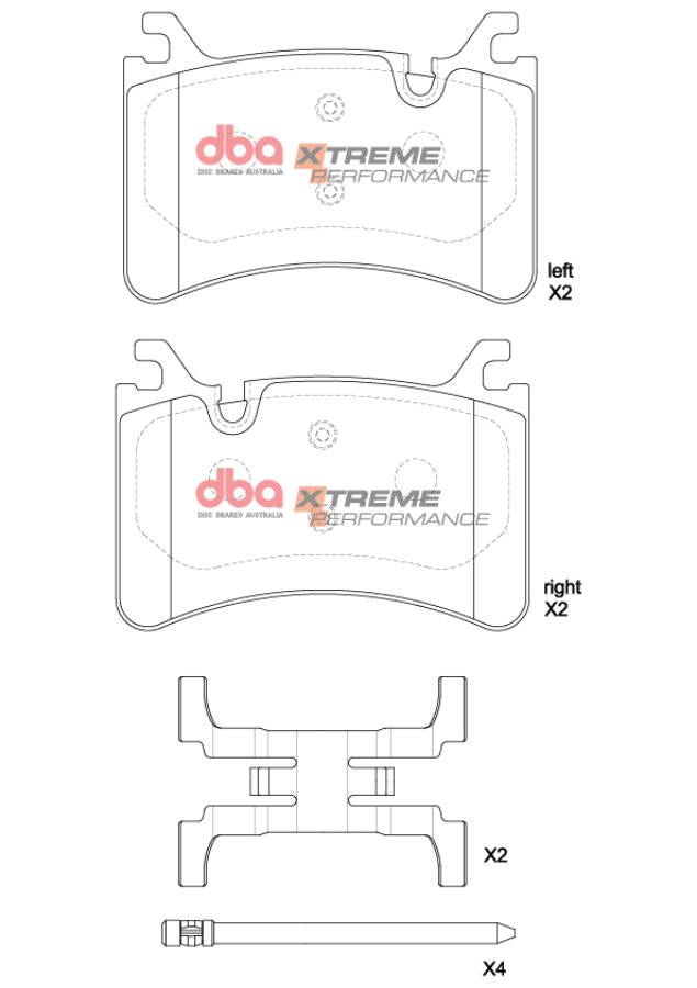 DBA Brake Pads Xtreme Performance | Rear Axle — BP OPREMA I SERVIS d.o.o.