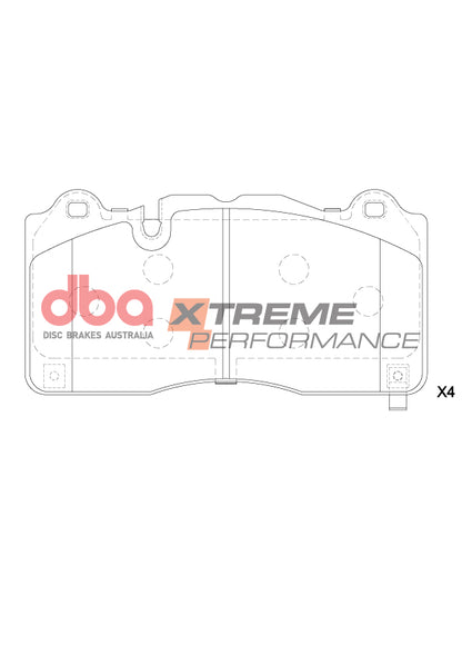 DBA Brake Pads Xtreme Performance | Front Axle — BP OPREMA I SERVIS d.o.o.