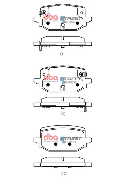 DBA Brake Pads Street Performance | Rear Axle — BP OPREMA I SERVIS d.o.o.