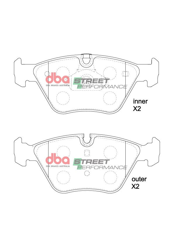 DBA Brake Pads Street Performance | Front Axle — BP OPREMA I SERVIS d.o.o.