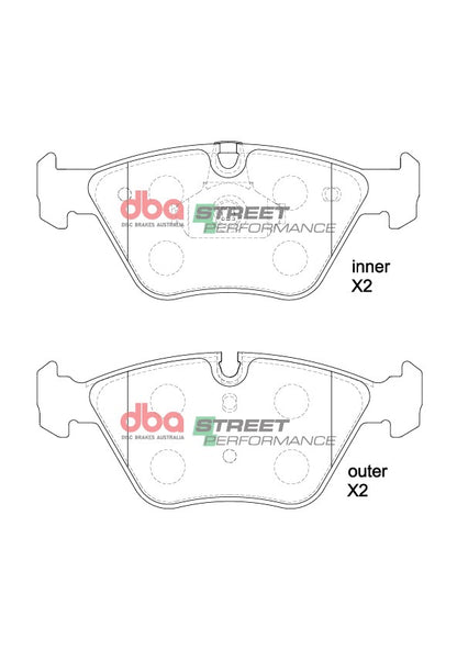 DBA Brake Pads Street Performance | Front Axle — BP OPREMA I SERVIS d.o.o.