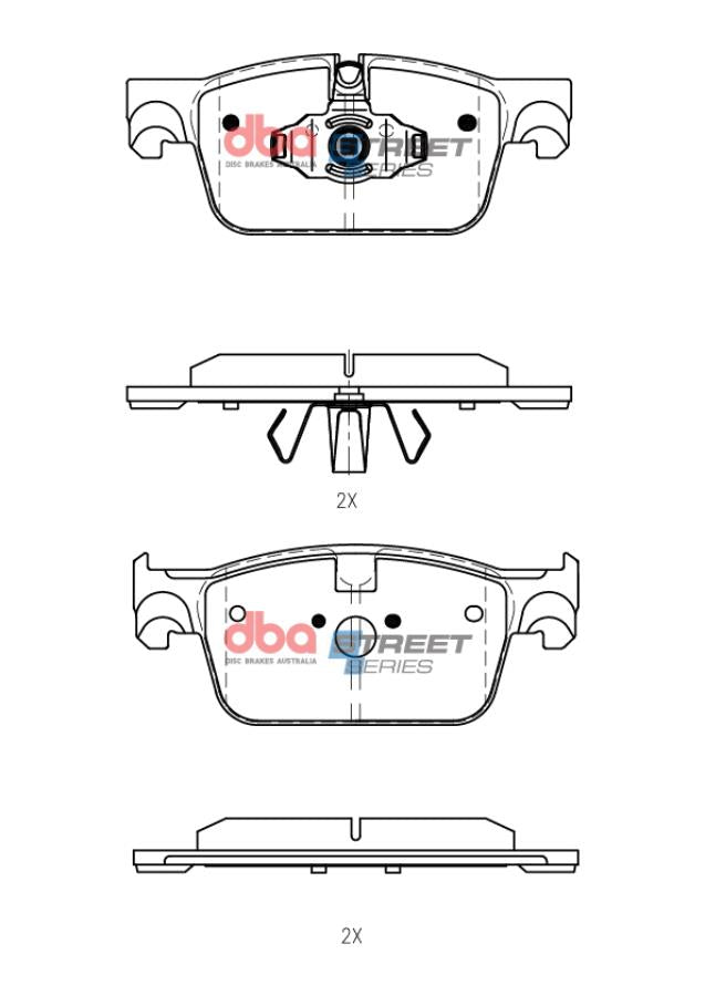 DBA Brake Pads Street Series | Front Axle — BP OPREMA I SERVIS d.o.o.