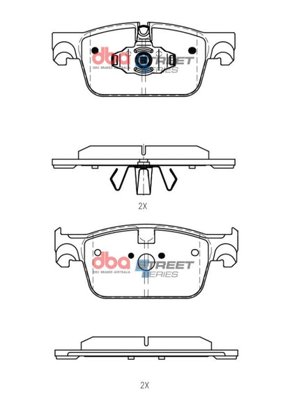 DBA Brake Pads Street Series | Front Axle — BP OPREMA I SERVIS d.o.o.