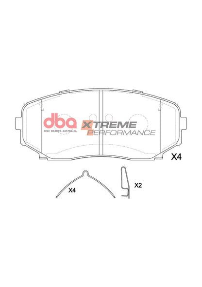 DBA Brake Pads Xtreme Performance | Front Axle — BP OPREMA I SERVIS d.o.o.
