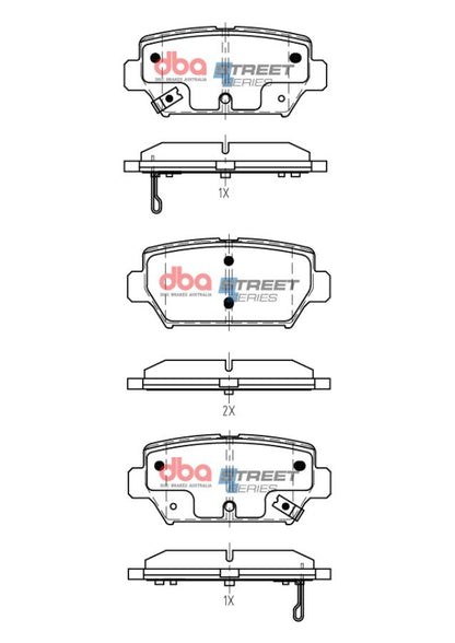 DBA Brake Pads Street Series | Front Axle — BP OPREMA I SERVIS d.o.o.