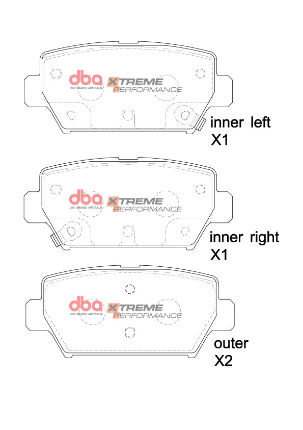 DBA Brake Pads Xtreme Performance | Rear Axle — BP OPREMA I SERVIS d.o.o.