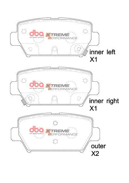 DBA Brake Pads Xtreme Performance | Rear Axle — BP OPREMA I SERVIS d.o.o.