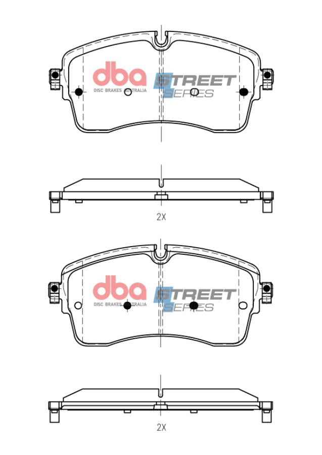 DBA Brake Pads Street Series | Front Axle — BP OPREMA I SERVIS d.o.o.