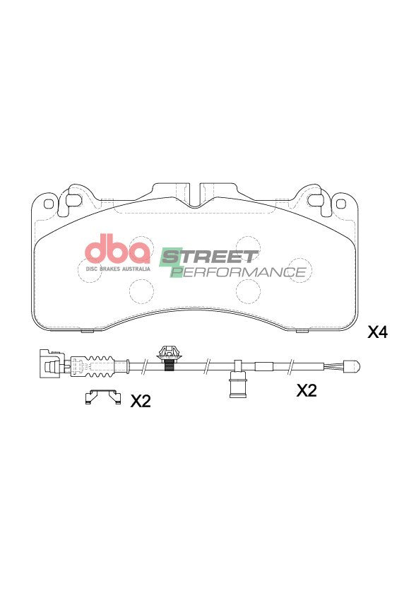 DBA Brake Pads Street Performance | Front Axle — BP OPREMA I SERVIS d.o.o.
