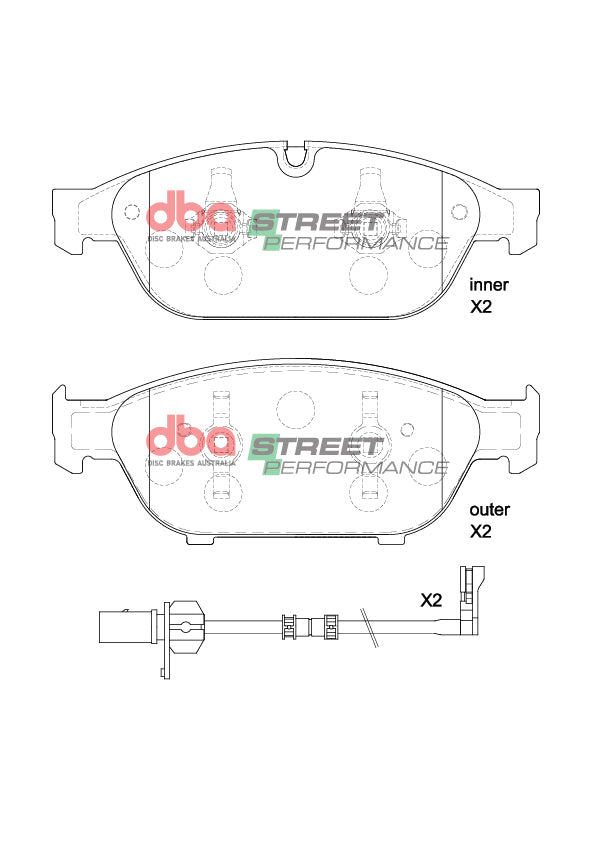 DBA Brake Pads Street Performance | Front Axle — BP OPREMA I SERVIS d.o.o.