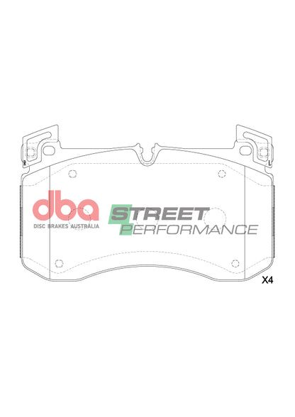 DBA Brake Pads Street Performance | Front Axle — BP OPREMA I SERVIS d.o.o.