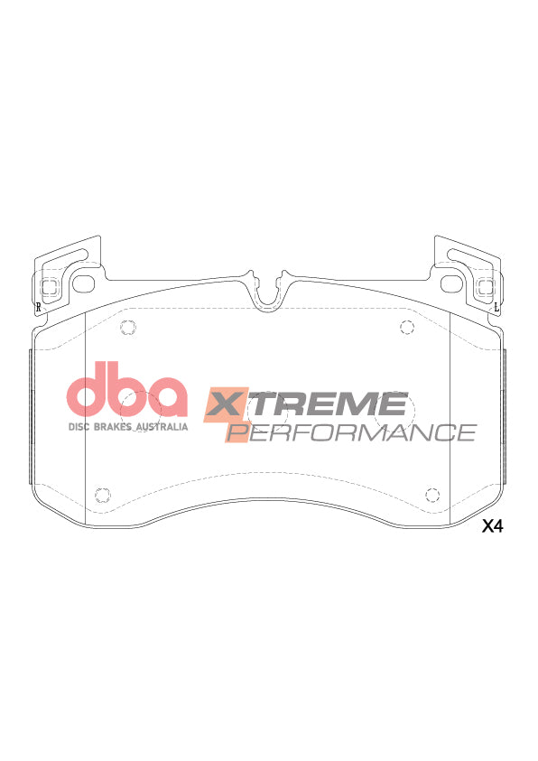 DBA Brake Pads Xtreme Performance | Front Axle — BP OPREMA I SERVIS d.o.o.