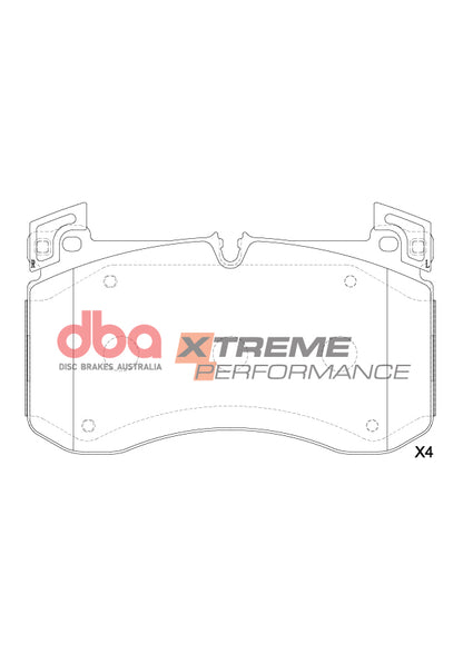 DBA Brake Pads Xtreme Performance | Front Axle — BP OPREMA I SERVIS d.o.o.