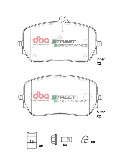 DBA Brake Pads Street Performance | Front Axle — BP OPREMA I SERVIS d.o.o.