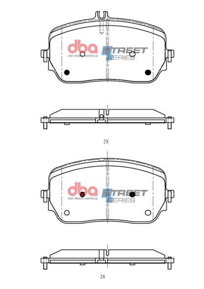DBA Brake Pads Street Series | Front Axle — BP OPREMA I SERVIS d.o.o.