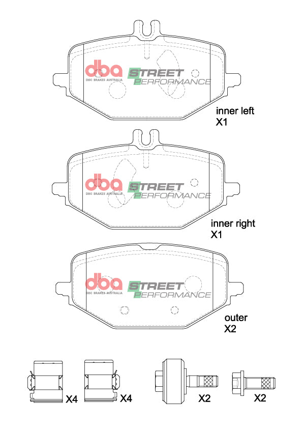 DBA Brake Pads Street Performance | Rear Axle — BP OPREMA I SERVIS d.o.o.