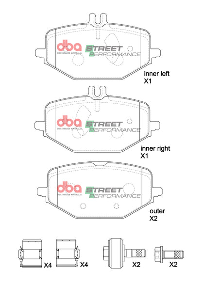 DBA Brake Pads Street Performance | Rear Axle — BP OPREMA I SERVIS d.o.o.
