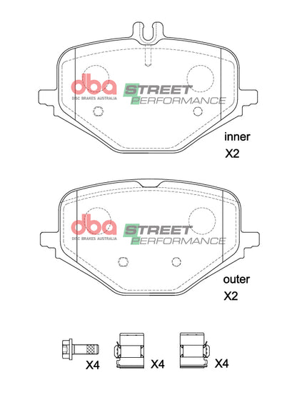 DBA Brake Pads Street Performance | Rear Axle — BP OPREMA I SERVIS d.o.o.