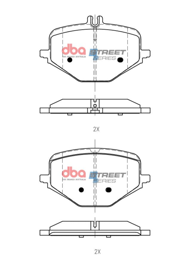 DBA Brake Pads Street Series | Front Axle — BP OPREMA I SERVIS d.o.o.