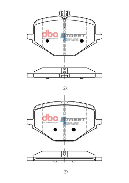 DBA Brake Pads Street Series | Front Axle — BP OPREMA I SERVIS d.o.o.