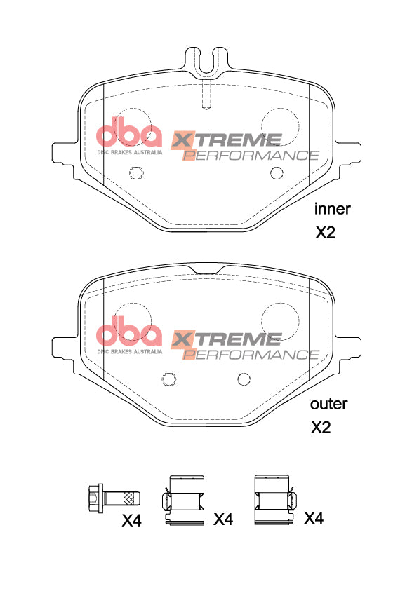DBA Brake Pads Xtreme Performance | Rear Axle — BP OPREMA I SERVIS d.o.o.
