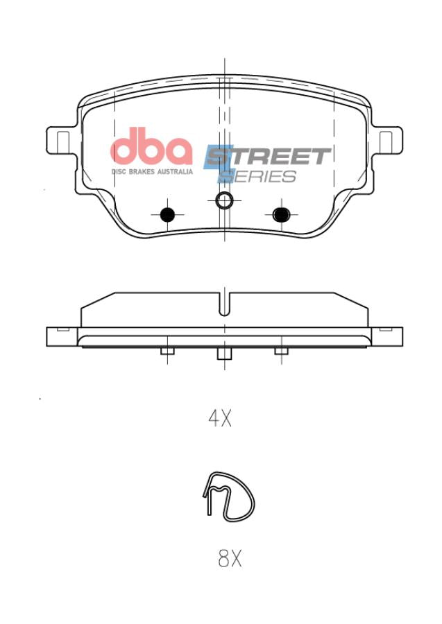 DBA Brake Pads Street Series | Front Axle — BP OPREMA I SERVIS d.o.o.