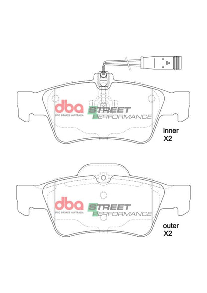 DBA Brake Pads Street Performance | Rear Axle — BP OPREMA I SERVIS d.o.o.