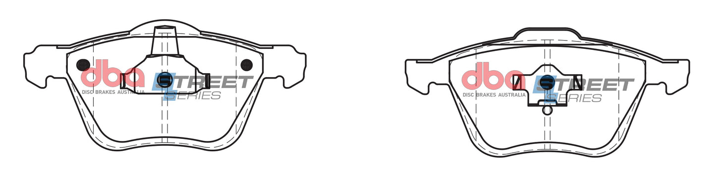 DBA Brake Pads Street Series Semi-metallic | Front Axle — BP OPREMA I SERVIS d.o.o.