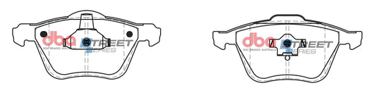 DBA Brake Pads Street Series Semi-metallic | Front Axle — BP OPREMA I SERVIS d.o.o.