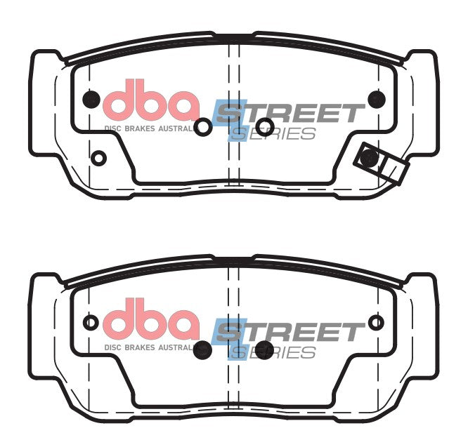DBA Brake Pads Street Series Ceramic | Rear Axle — BP OPREMA I SERVIS d.o.o.