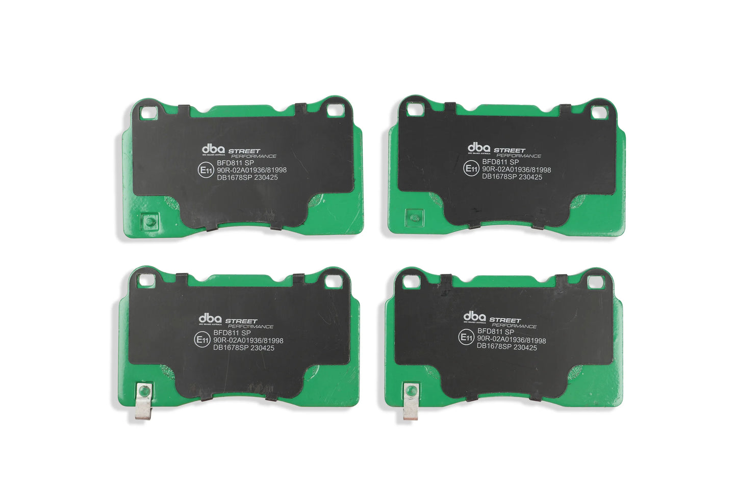 DBA Brake Kit - Street Series T2 Slotted & Street Performance Brake Pads (2x DBA654S-10 + DB1678SP) — BP OPREMA I SERVIS d.o.o.