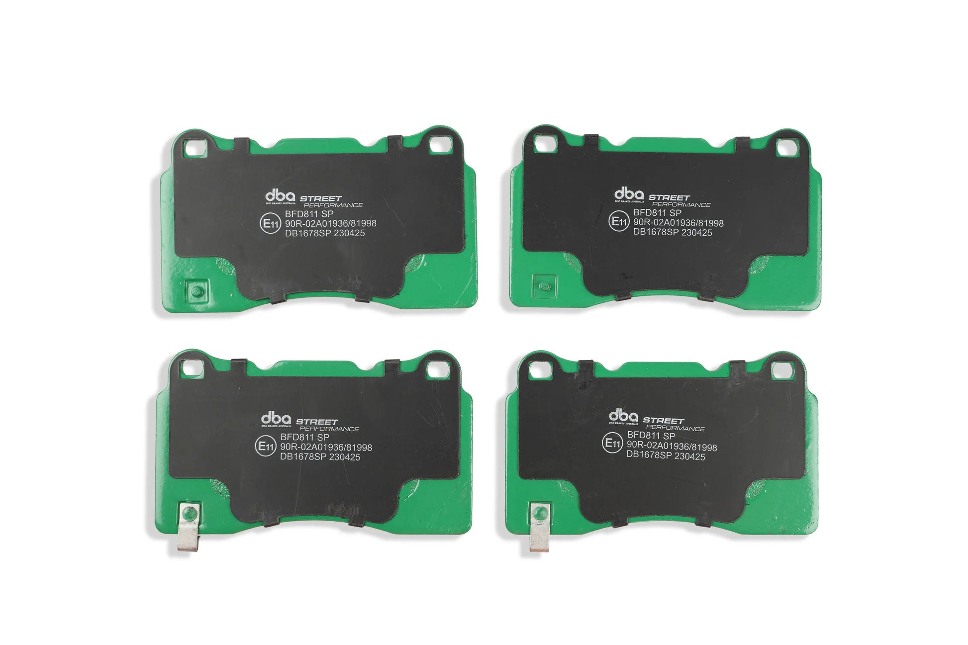 DBA Brake Kit - Street Series T2 Slotted & Street Performance Brake Pads (2x DBA418S + DB1678SP) — BP OPREMA I SERVIS d.o.o.