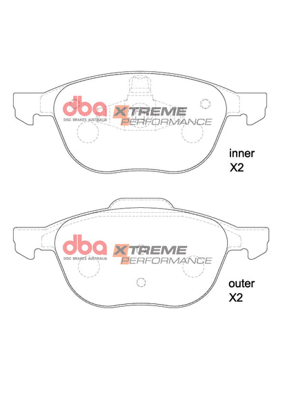 DBA Brake Pads Xtreme Performance | Front Axle — BP OPREMA I SERVIS d.o.o.