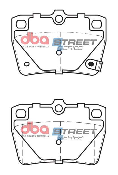 DBA Brake Pads Street Series Ceramic | Rear Axle — BP OPREMA I SERVIS d.o.o.