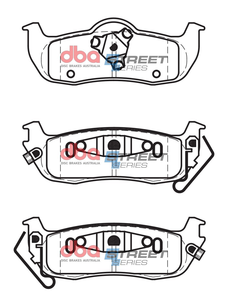 DBA Brake Pads Street Series Ceramic | Rear Axle — BP OPREMA I SERVIS d.o.o.