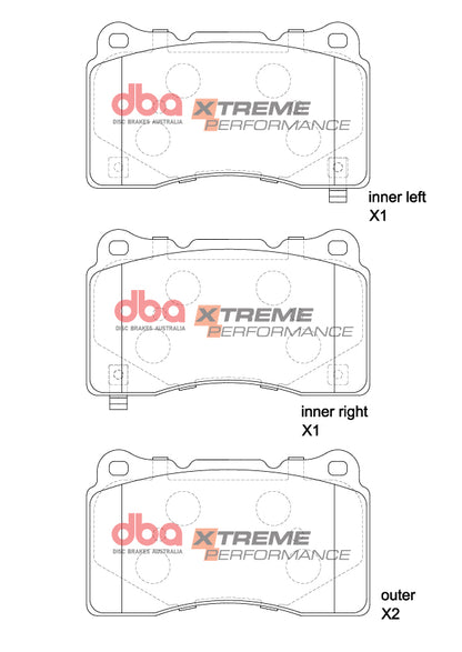 DBA Brake Pads Xtreme Performance | Front Axle — BP OPREMA I SERVIS d.o.o.