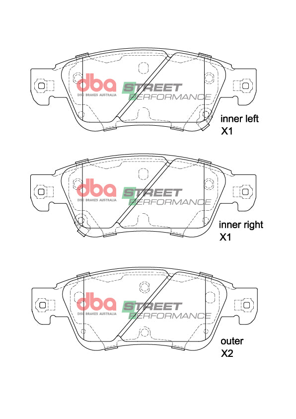 DBA Brake Pads Street Performance | Front Axle — BP OPREMA I SERVIS d.o.o.