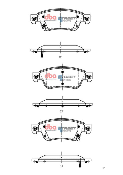 DBA Brake Pads Street Series | Front Axle — BP OPREMA I SERVIS d.o.o.
