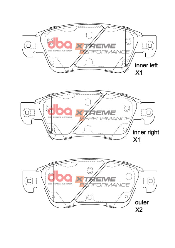 DBA Brake Pads Xtreme Performance | Front Axle — BP OPREMA I SERVIS d.o.o.