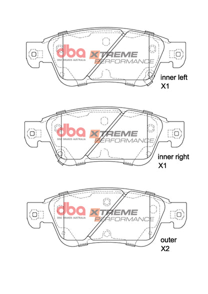 DBA Brake Pads Xtreme Performance | Front Axle — BP OPREMA I SERVIS d.o.o.