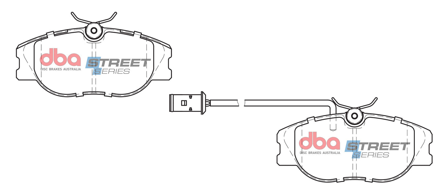 DBA Brake Pads Street Series Ceramic | Front Axle — BP OPREMA I SERVIS d.o.o.