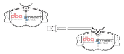 DBA Brake Pads Street Series Ceramic | Front Axle — BP OPREMA I SERVIS d.o.o.