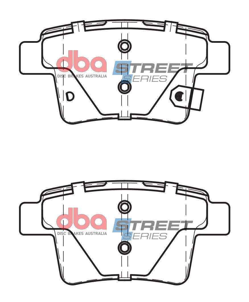 DBA Brake Pads Street Series Ceramic | Rear Axle — BP OPREMA I SERVIS d.o.o.